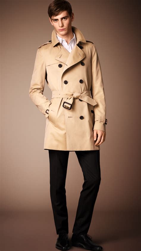 how to wear burberry trench coat mens|burberry kensington trench coat men's.